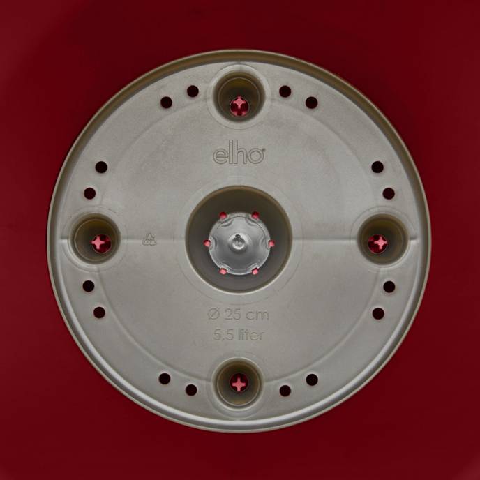 loft urban rond 30cm veenbes rood